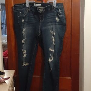 Torrid size 18 boyfriend crop jeans